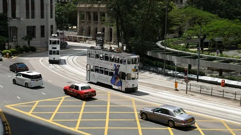 Transportation in Hong Kong Stock Footage 102480912