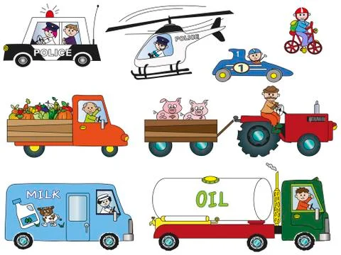 Transportation Stock Illustration