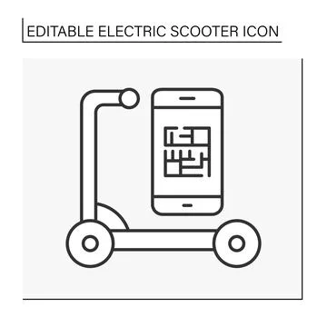 Transportation line icon 스톡 일러스트