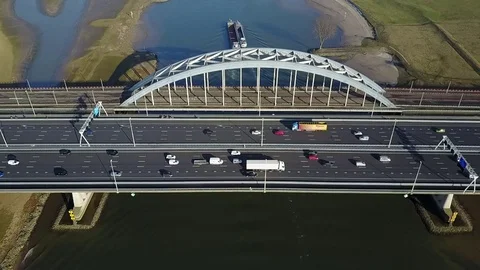 Transportation in The Netherlands Stock Footage 72549181