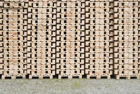 Transportation pallets Foto stock