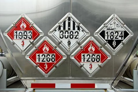 Transportation Placards Stock Photos