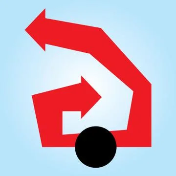 Transportation theme vector graphic イラスト素材