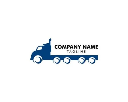 Transportation Truck Logo Vector Design Stock Illustration