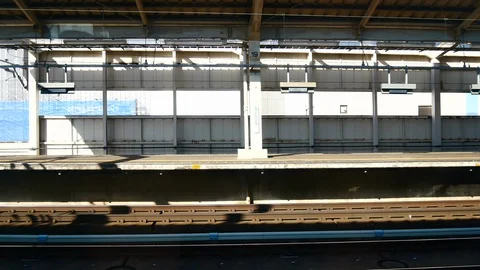 Transportation Video of The view from the hight speed train window is moving  Stock Footage 100182022