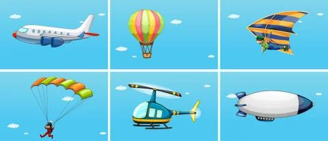 Transportations Stock Illustration