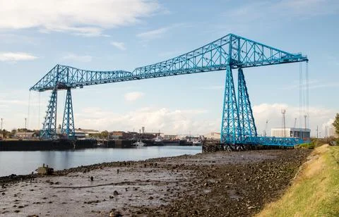 The Transporter Bridge, Middlesbrough. Stock Photos