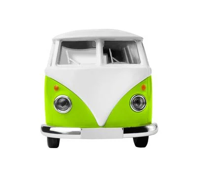 Transporter van front. Stock Photos