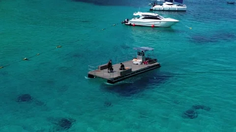 Transporting divers off the coast of Racha beach Stock Footage 258747272