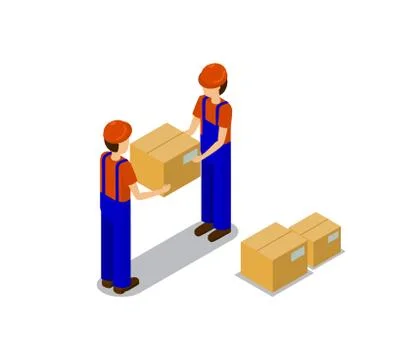 Transporting Process Abstract Production Banner Stock Illustration