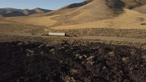 Transporting windmill tube Stock Footage 166490279