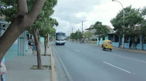 Transtour bus Stock Footage 12366926