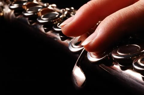 Transverse flute Stock-Fotos