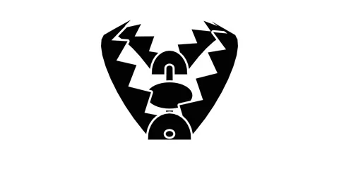 Trap icon animation. Stock Footage 211044549