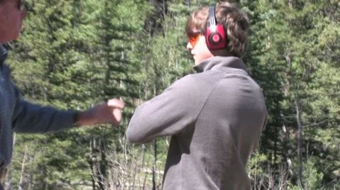  Trap Shooting in Rocky Mountains Workshop Video stock 53197096