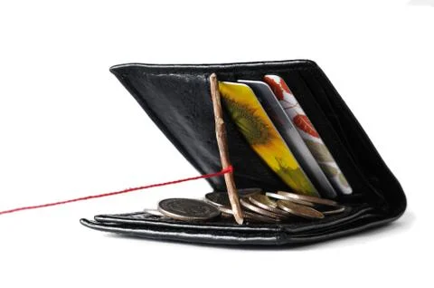 Trap-wallet Stock Photos