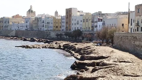 Trapani the pearl of the Mediterranean Video stock 73565459