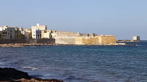 Trapani the pearl of the Mediterranean Video stock 73605790