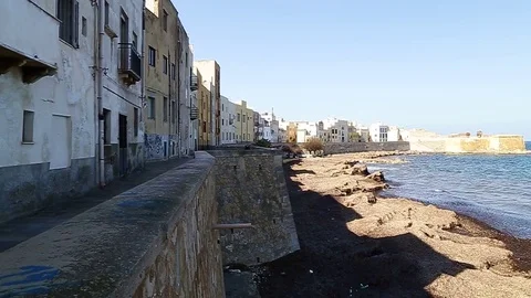 Trapani the pearl of the Mediterranean Video stock 73617904