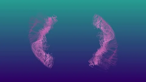 Trape Code Background Moving Shape Consisting of Solid Blue Stock Footage 185992963