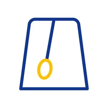 Trapeze icon. Concept of circus, performance, and entertainment. Stockillustratie