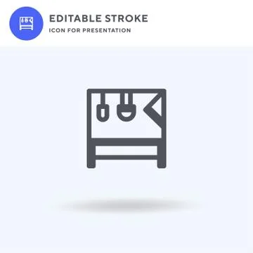 Trapeze icon vector, filled flat sign, solid pictogram isolated on white, log Stock Illustration