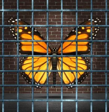 Trapped creativity Ilustración de archivo