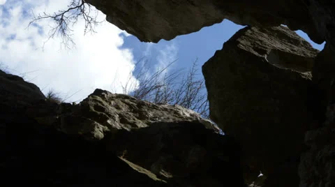 Trapped in a hole HD Stock Footage 24290188