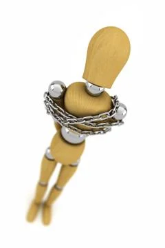 Trapped Stock Illustration
