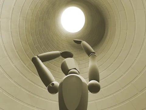 Trapped Stock Illustration