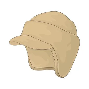 Trapper hat illustration Stock Illustration