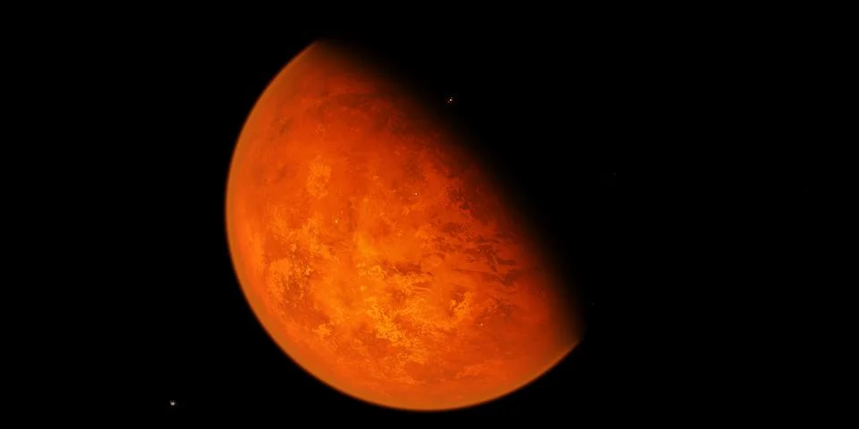Trappist-1b Planet Stock Illustration