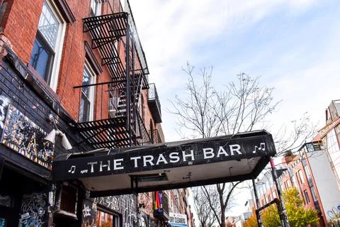 The Trash Bar 스톡 사진