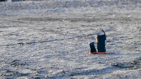 Trash On The Beach Stockbeeldmateriaal 110832900