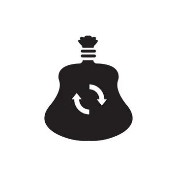 Trash bin icon Stock Illustration