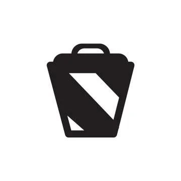 Trash bin icon Stock Illustration