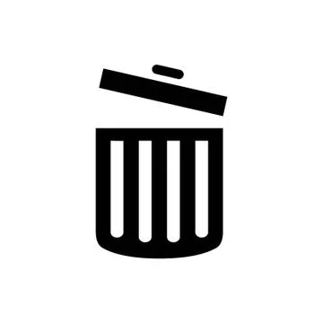 Trash bin icon stock vector illustration イラスト素材