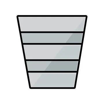 Trash bin icon symbolizing waste disposal, recycling, file deletion Stock Illustration