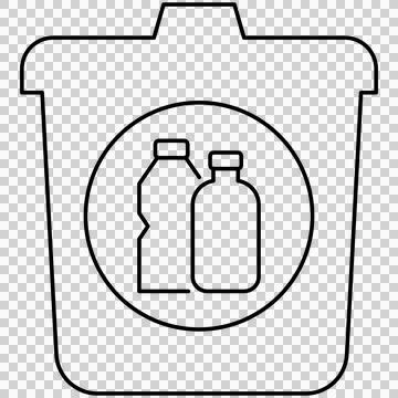 Trash bin Stock Illustration