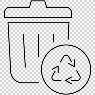 Trash bin Stock Illustration
