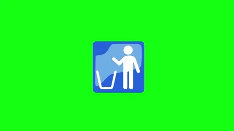 Trash Bin Location Marker Animation Видео 337924030