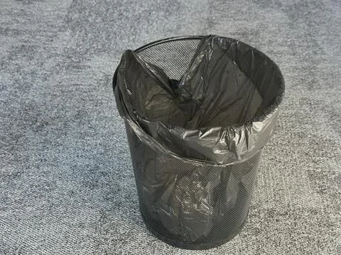 Trash Bin in Modern Environment Stock Photos
