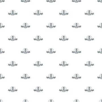 Trash bin pattern vector seamless Stock Illustration