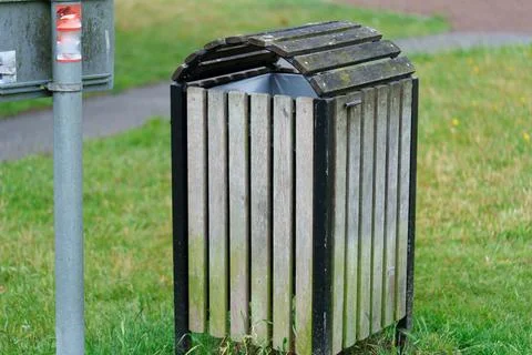 Trash bin. Fotos de archivo