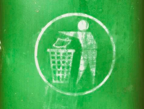 Trash Bin Symbol Stock Photos