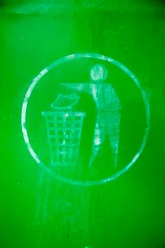 Trash Bin Symbol Stock Photos