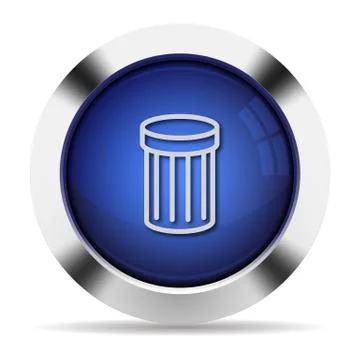 Trash button Stock-Illustration