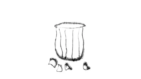 Trash Can Animation Stock Footage 306341364