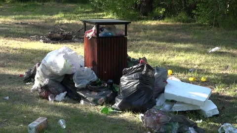 Trash can 库存影片 153603223