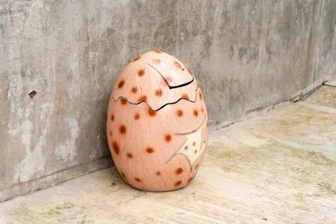 Trash Can in Funland Stock Photos